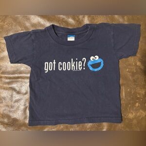 Cookie Monster t shirt vintage 3T
